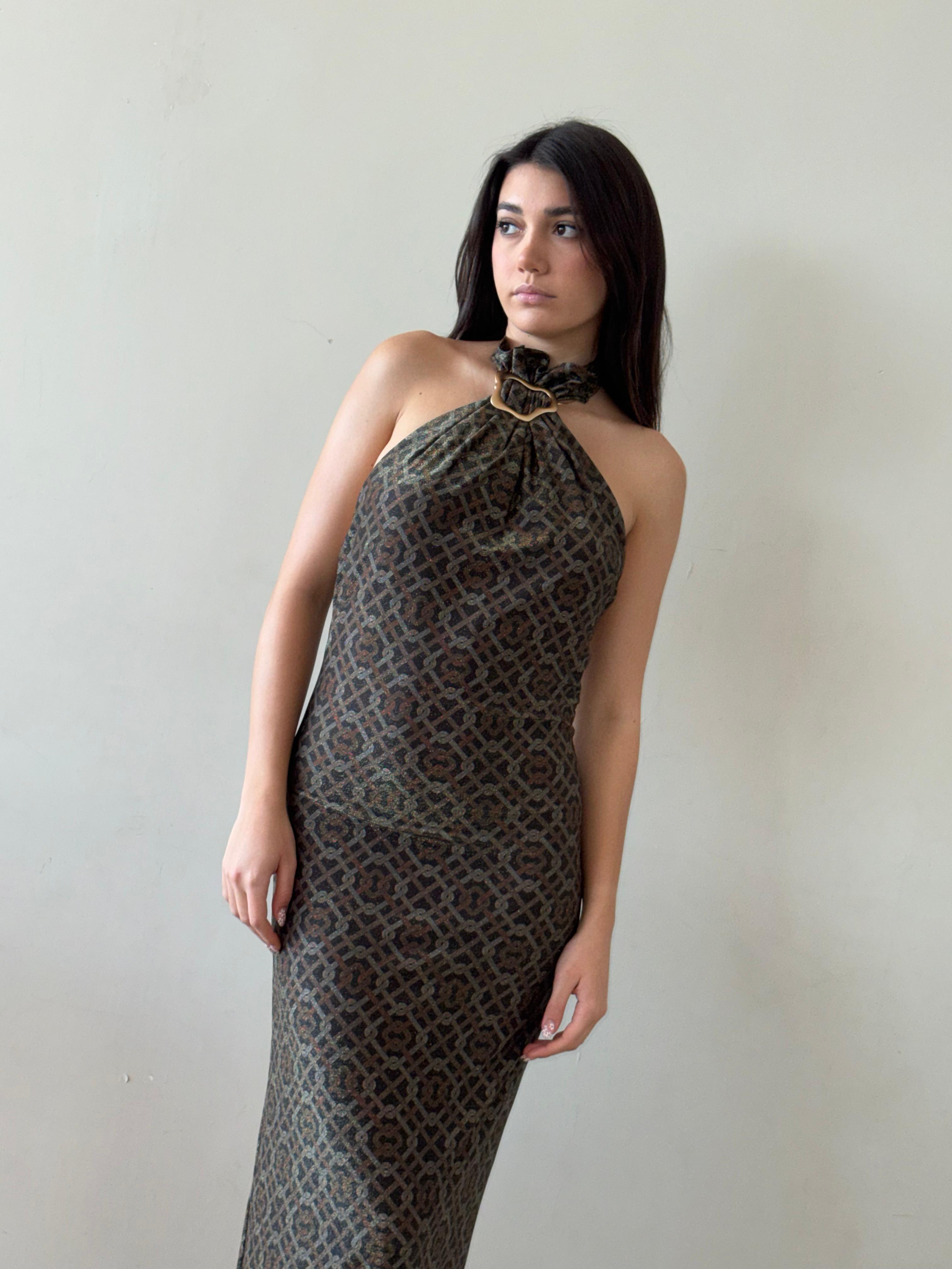 American Ring Dress Lamè Vintage